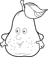 Pear coloring page 8