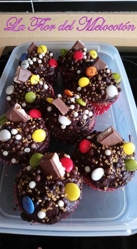 Cupcakes de chocolate