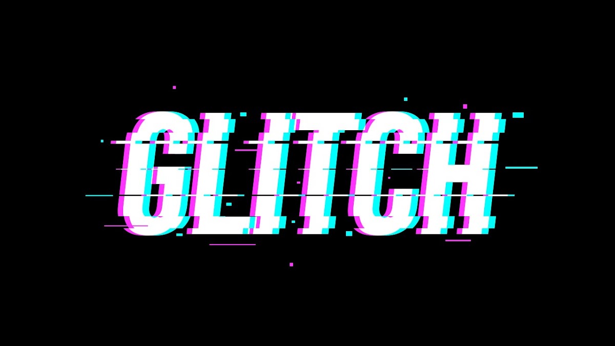 Free Digital Glitch Text Effect (PSD)