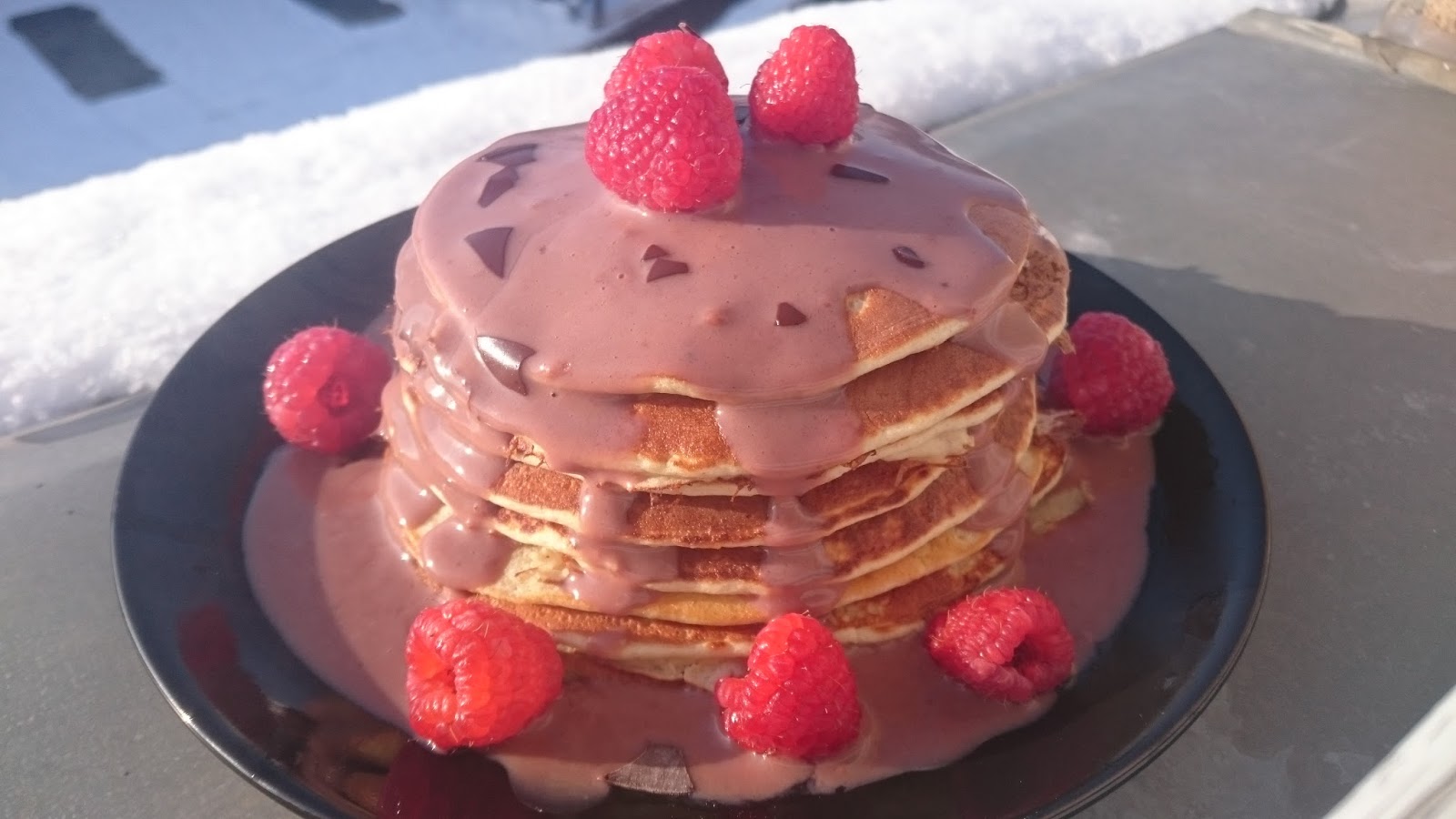 Protein Pancakes mit Schoko-Topping | moFITvation