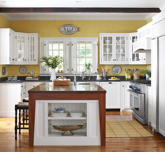 Modern Furniture: 2012 White Kitchen Cabinets Decorating Design Ideas
