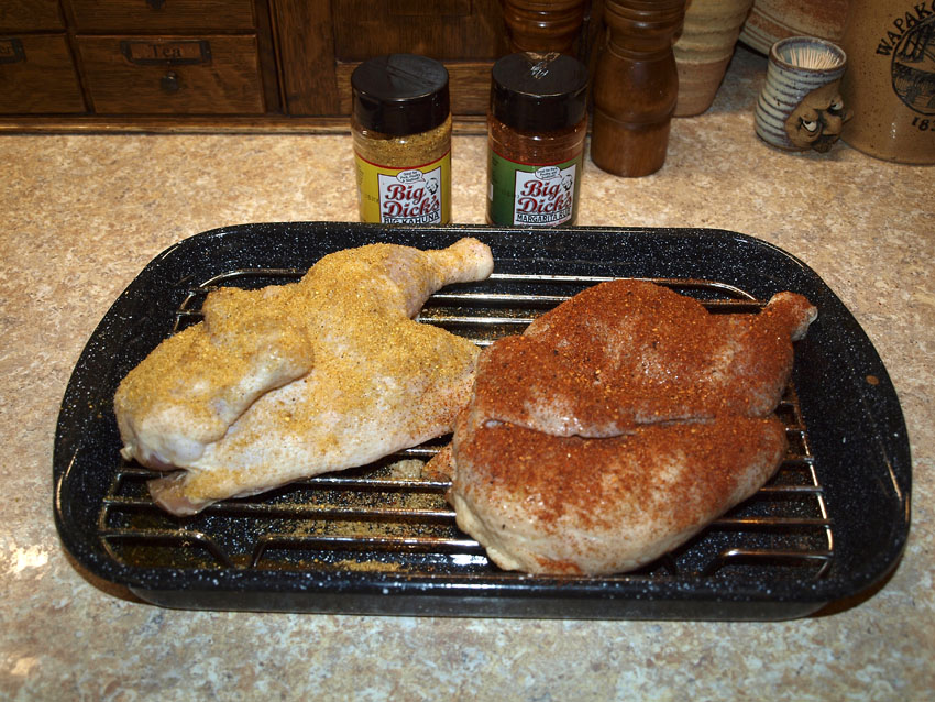 Pellet Smoker Cooking Chicken Halves Two Ways