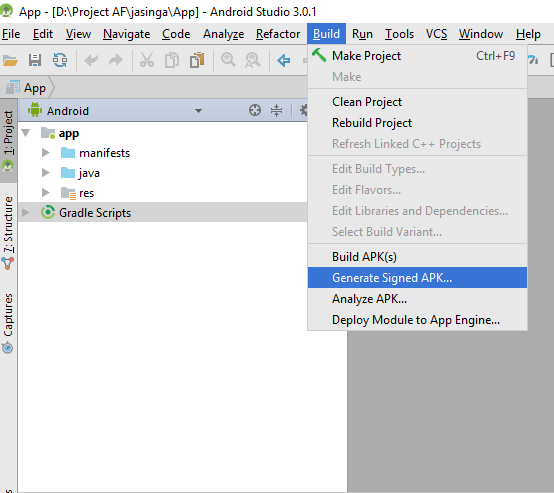 Как удалить проект в андроид студио