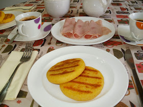 Arepas de maíz con queso