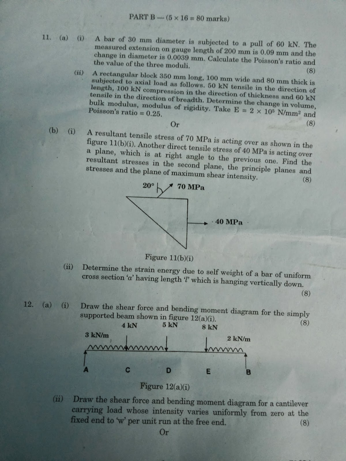 ME 2254 Strength of Materials 04th Semester Mechanical Engineering