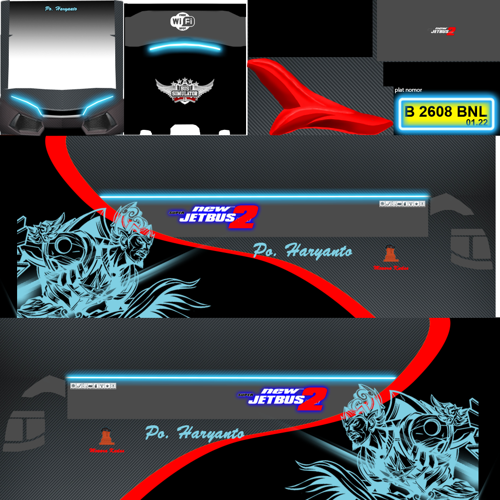 Livery Bus Simulator Indonesia New 3 - Semua Aja