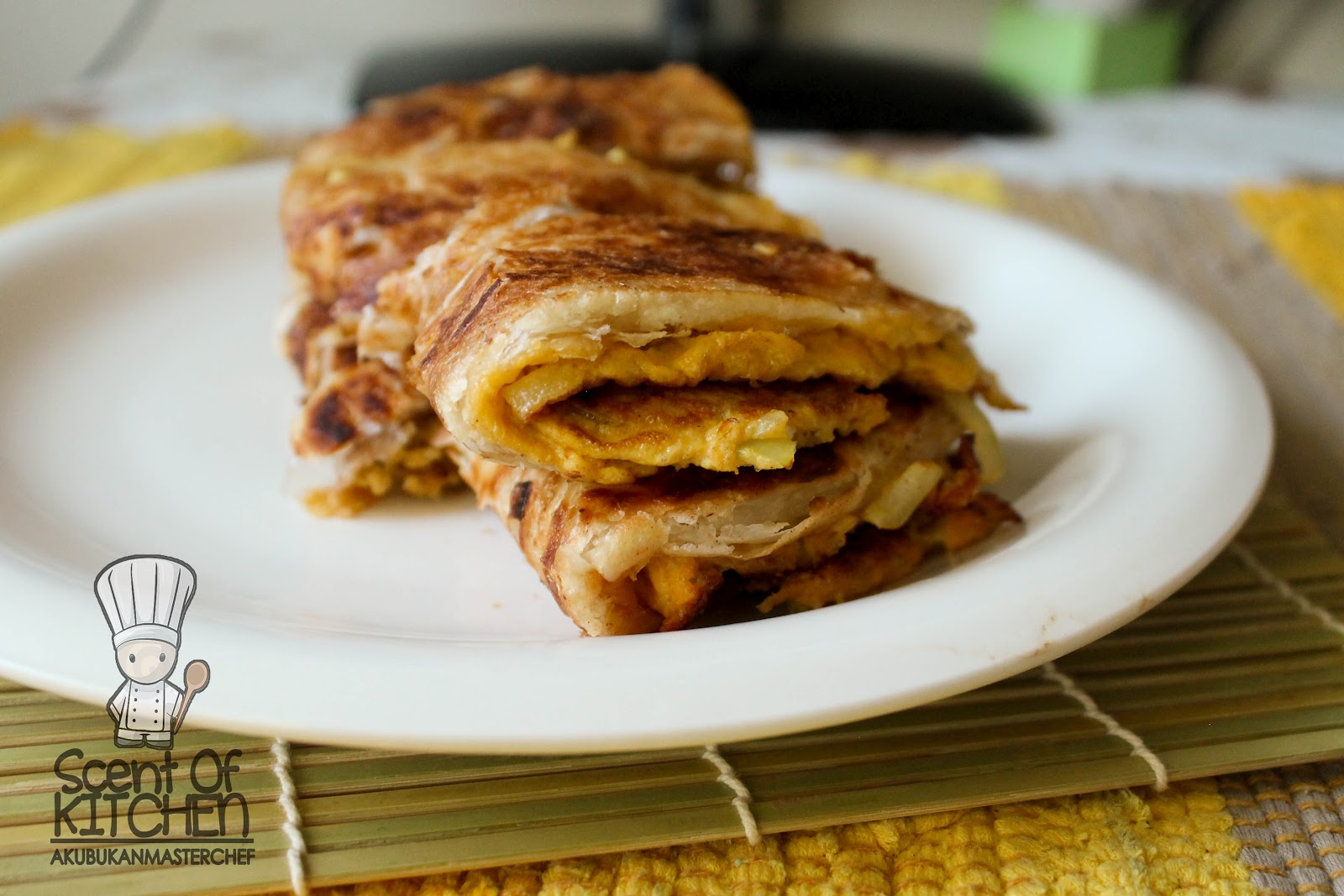 Aku Bukan Masterchef: Resepi 129 : Pratha ala Murtabak berLipat