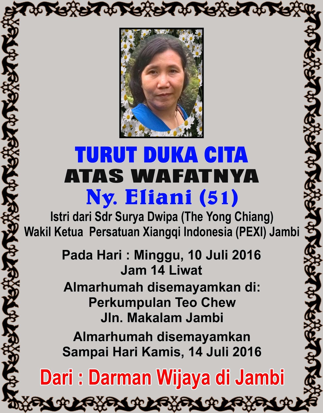 My-Album: Berita Duka Cita