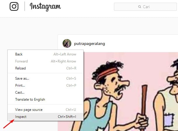 cara upload foto di instagram lewat PC cara upload foto di instagram lewat PC