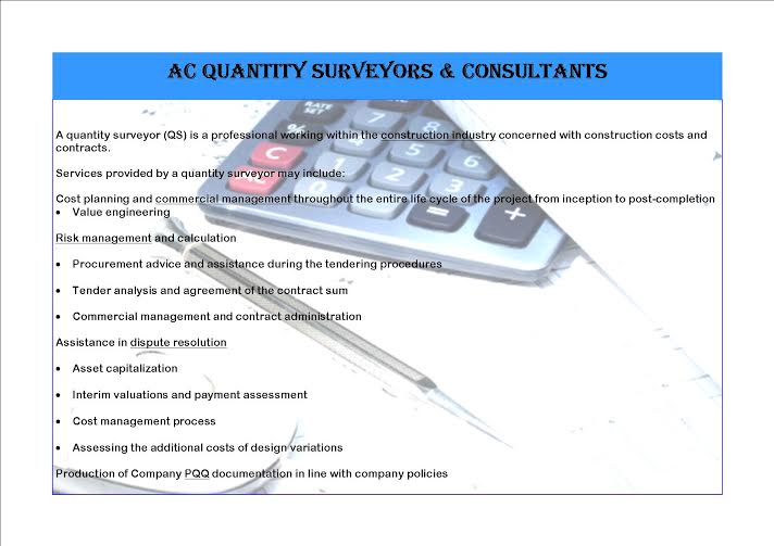 The Power Of 8 AC Quantity Surveyors & Consultants