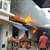 Incêndio destrói restaurante na central de abastecimento de Alagoinhas
