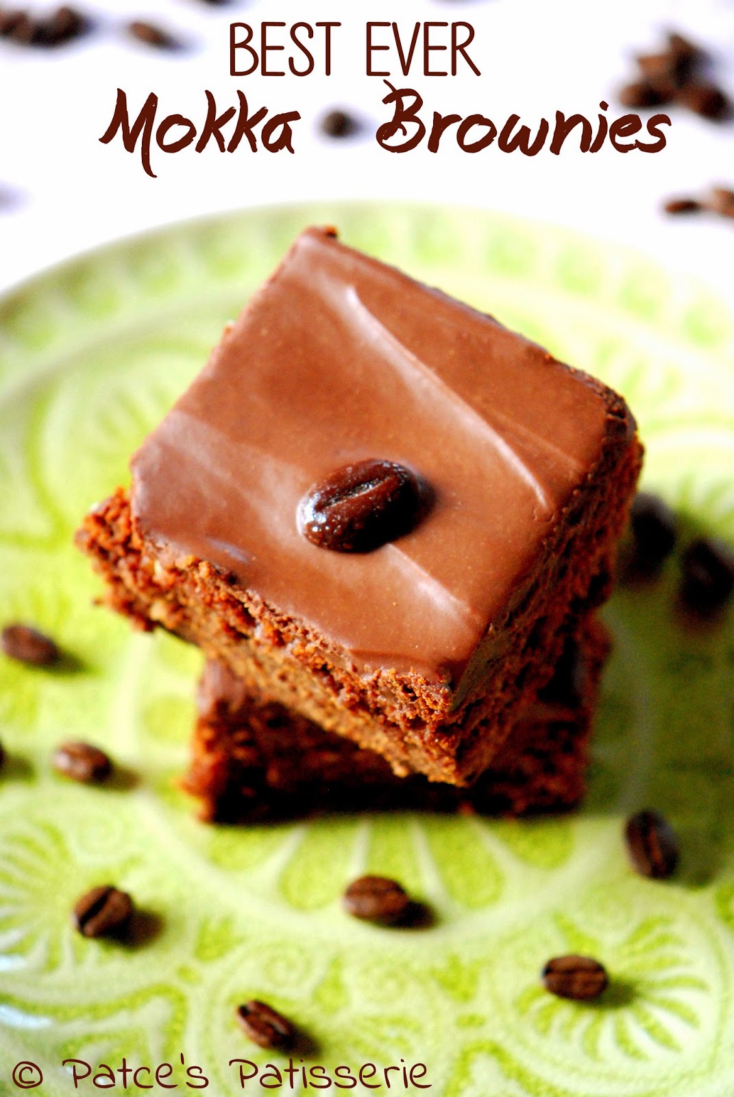 Glasierte Mokka-Brownies