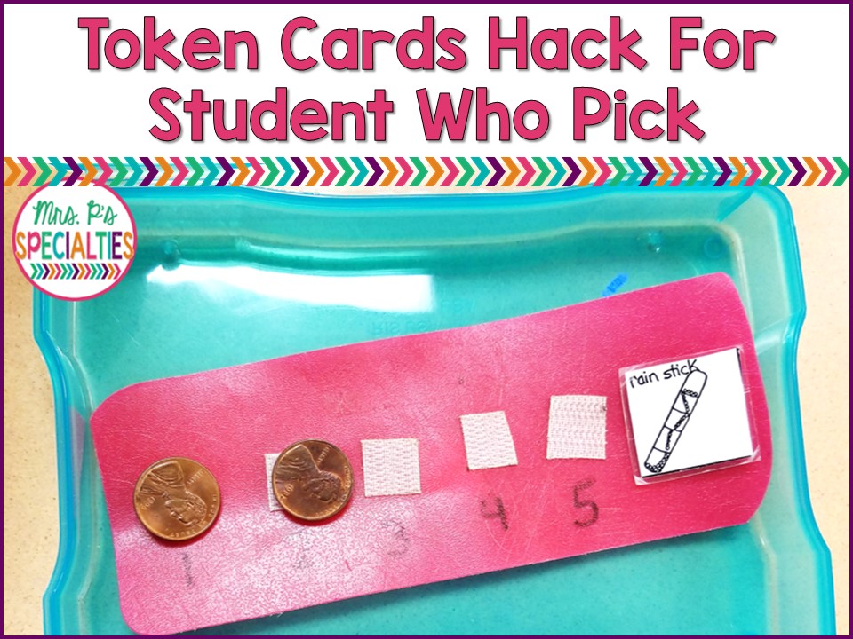We have all had that student (or students!) who can't leave Velcro alone... they just have to pick at it. It can be challenging to have a work for or token economy strip when the student has peeled off all of the functional bits. Here is an alternative that has worked really well in my classroom.