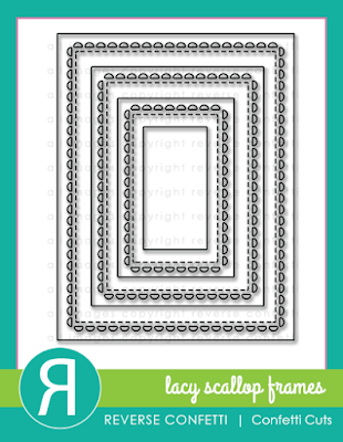 lacy scallop frame lacy scallop frame