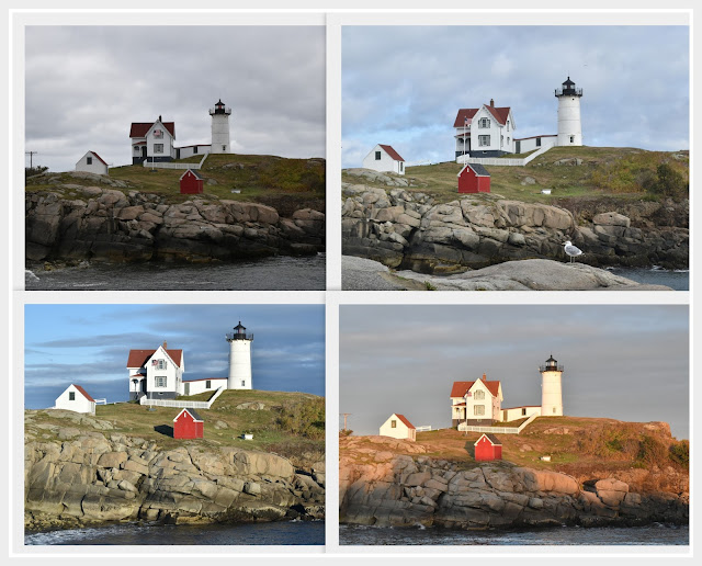 Many many of Cape Neddick Lighthouse, Nubble Island, Maine