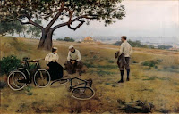 RAMON CASAS Descanso de los ciclistas 1896