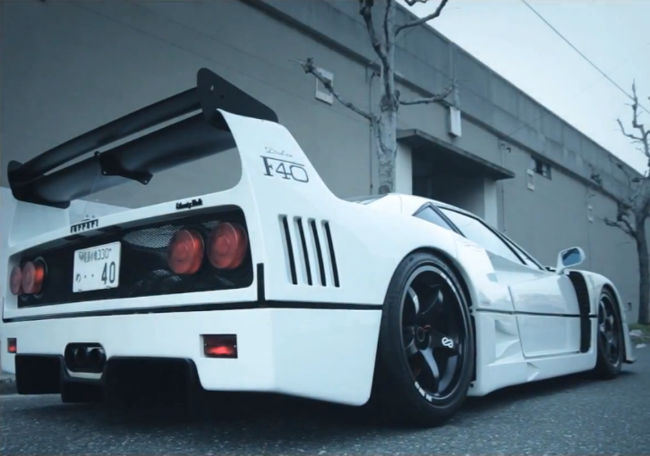 Ferrari f40 белая