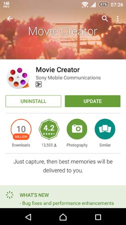 Movie Creator 3.1.A.1.0