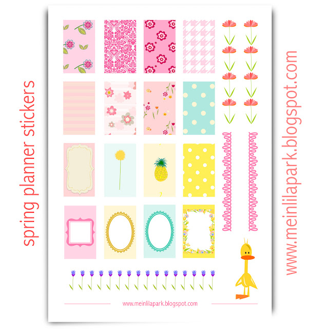 Free Printable Floral Spring Planner Stickers Ausdruckbare free-printable-floral-spring-planner-stickers-ausdruckbare