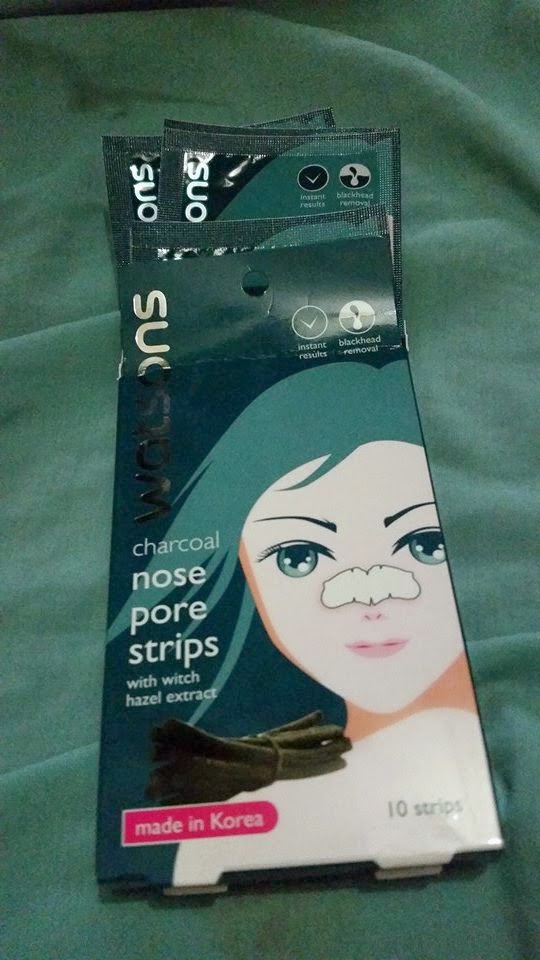 Brush Up Beauty Blog Watsons Charcoal Nose Pore Strips Review