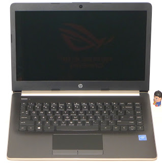 Laptop Baru HP 14-ck0011TU Gold di Malang