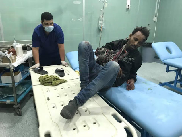  Photos: 20 illegal African immigrants wounded in human trafficker?s gunfire after mass escape in Libya