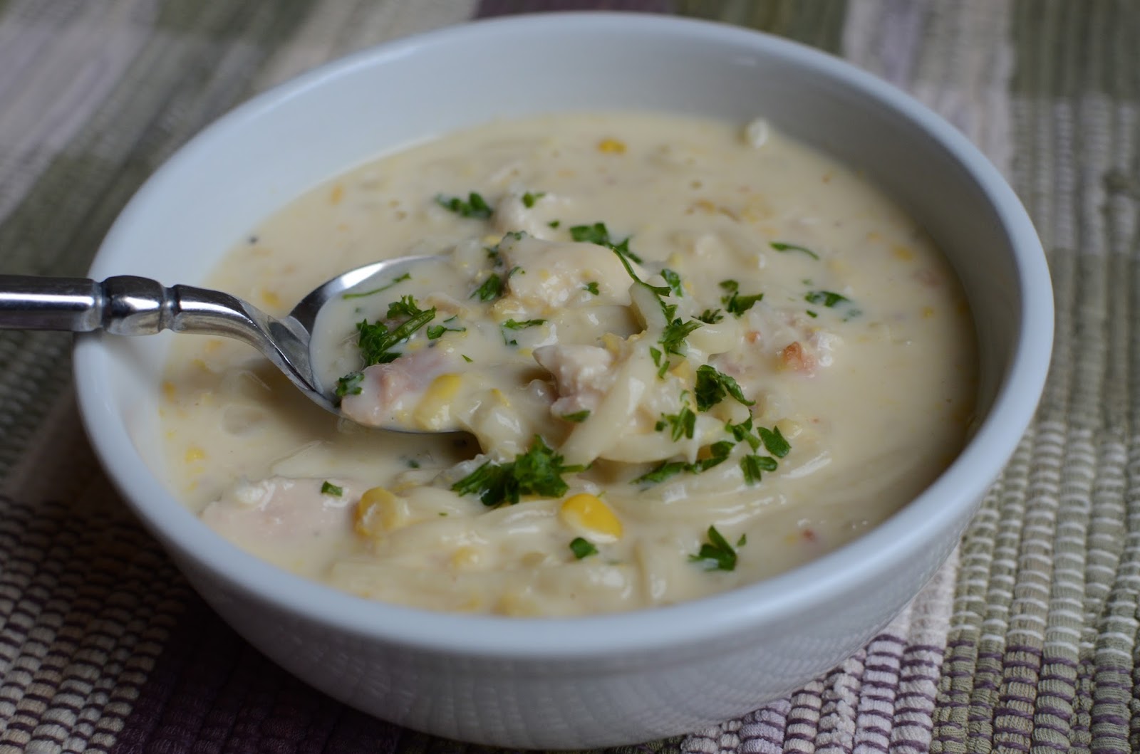 Crane Family Recipes Cream of Corn Soup