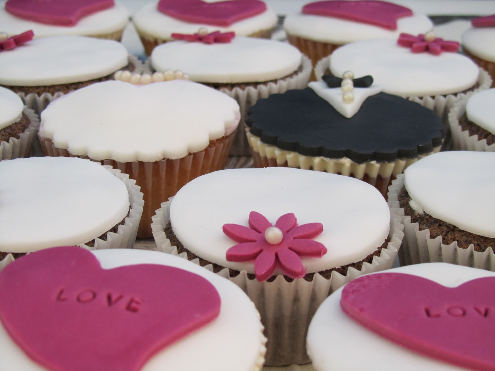 Cocos Cupcakes für eine Hochzeit