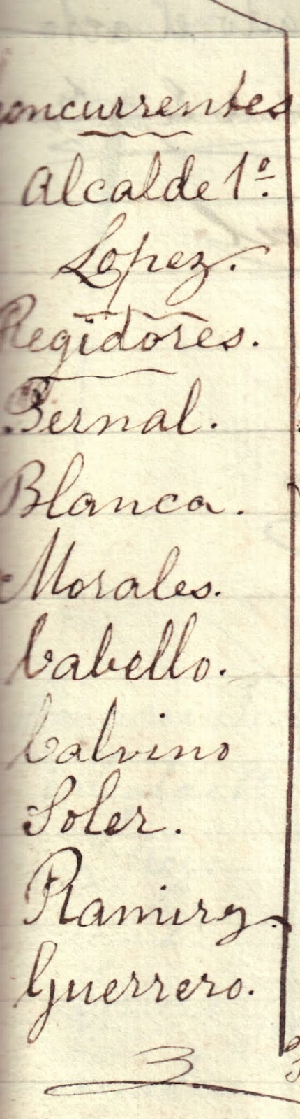 Documentos de La Línea de la Concepción Acta Municipal del 10 de