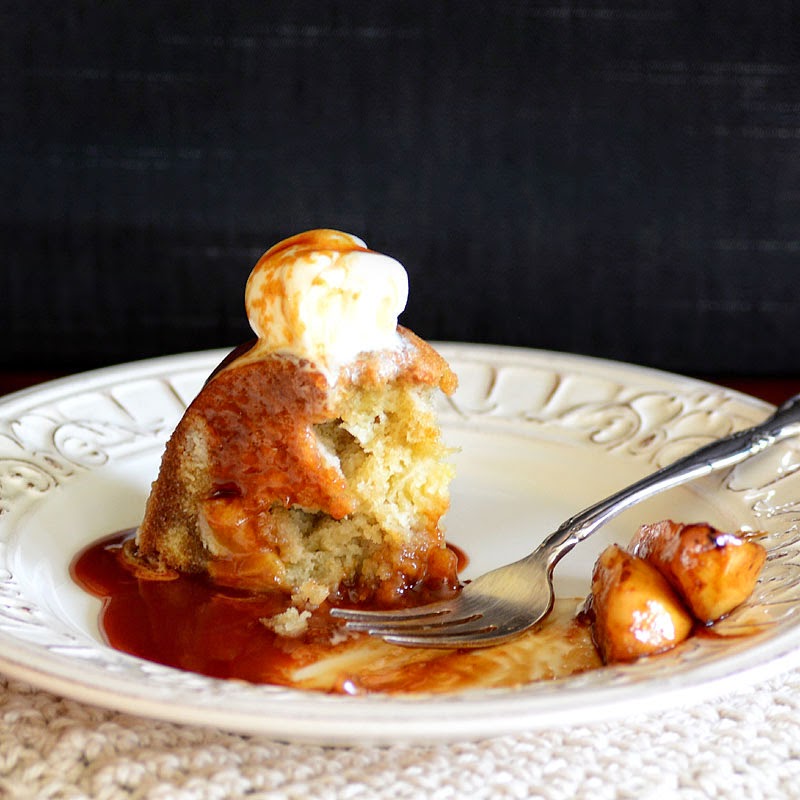 Savoring Time in the Kitchen: Apple Cake with Toffee and Caramelized Apples
