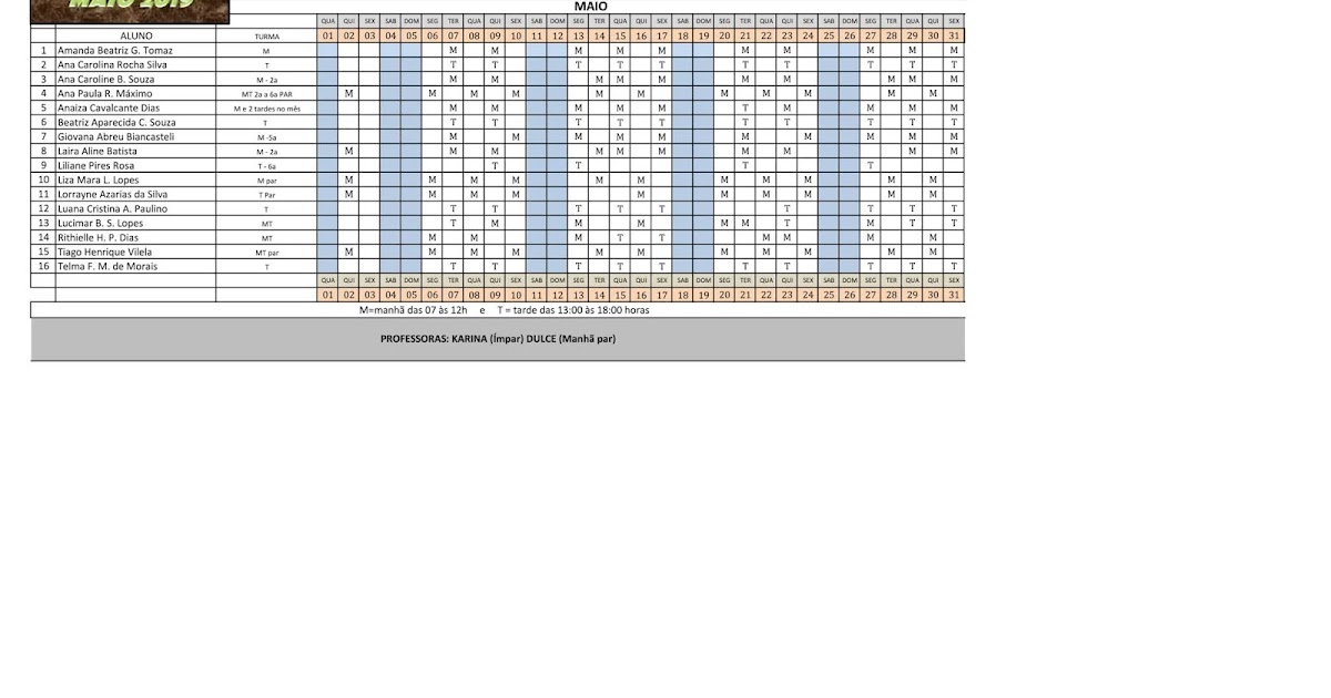 blog do aluno: Escala de Maio/2019 - HRSM Diurno