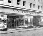 Research fiction with 1950s F. W. Woolworth store
