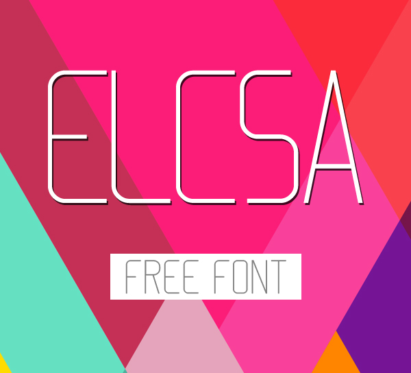 Elcsa Free Font Font Terbaru Untuk Desain Grafis - Elcsa Free Font