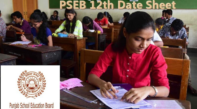 PSEB 12th Date Sheet PSEB 12th Date Sheet