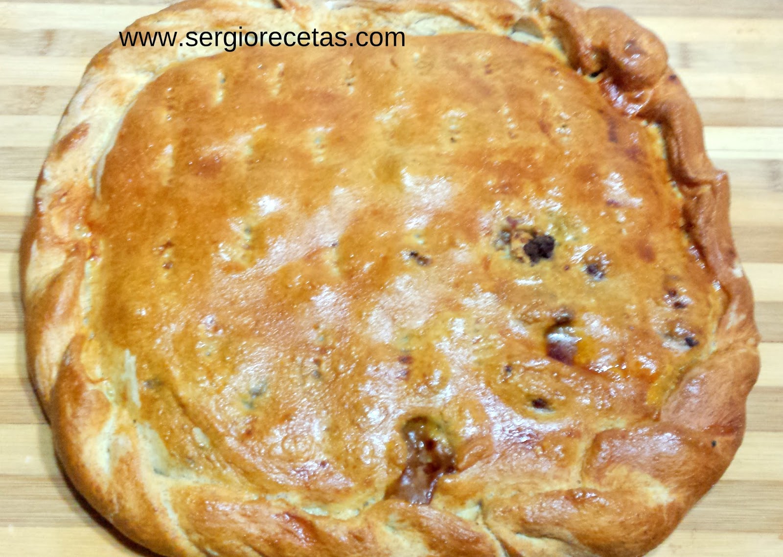Sergio Benito Receta de Empanada Gallega de Carne.