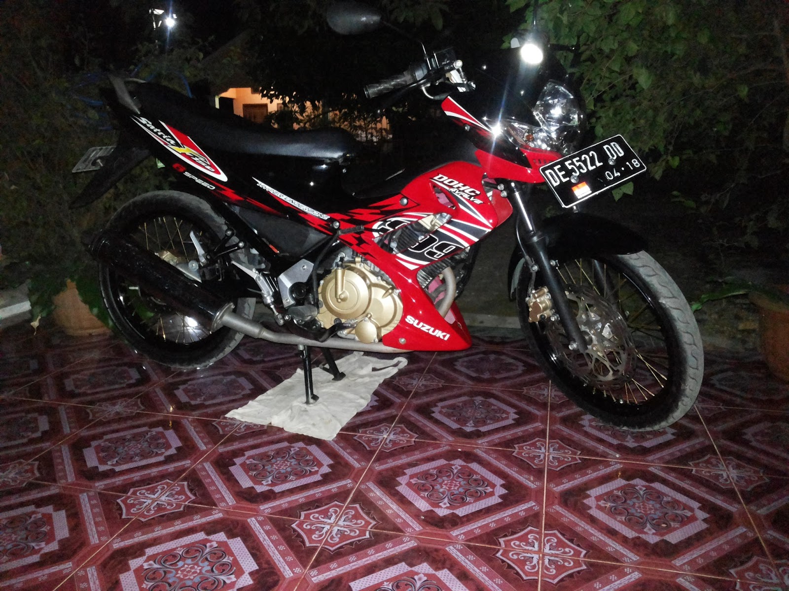 MODIFIKASI MOTOR SATRIA FU FINO