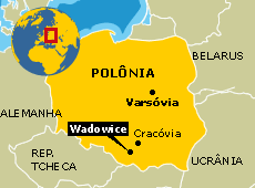 mapa da polónia