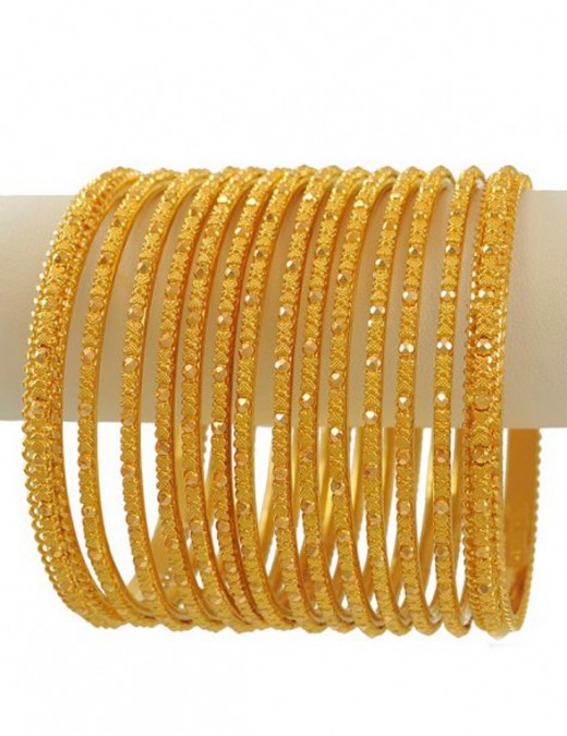 Emoo Fashion: Latest Fashion Gold Bangles Designs for Bridals