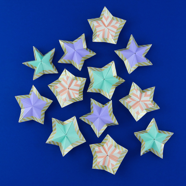 How do you make stars out of different materials?