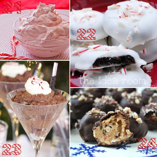 Christmas candy cane and peppermint dessert ideas