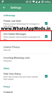 Anti - Delete in YoMods