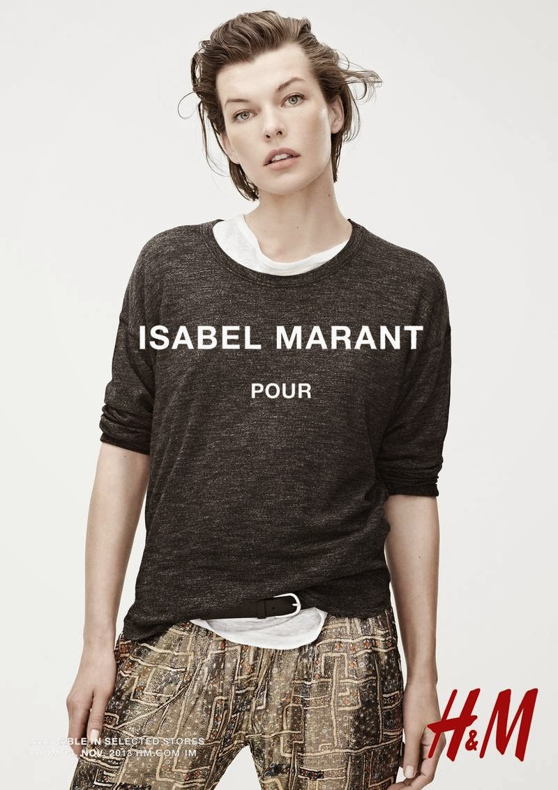 Pol log sejr My New Favourite Fashion Icon: Milla Jovovich Features Isabel Marant for  H&M - Ashley Yeen - Beauty and Lifestyle