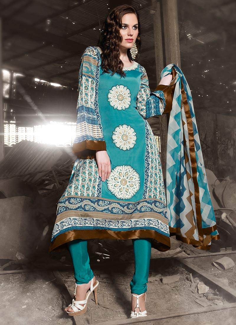 Bewitching Cotton Churidar Suit