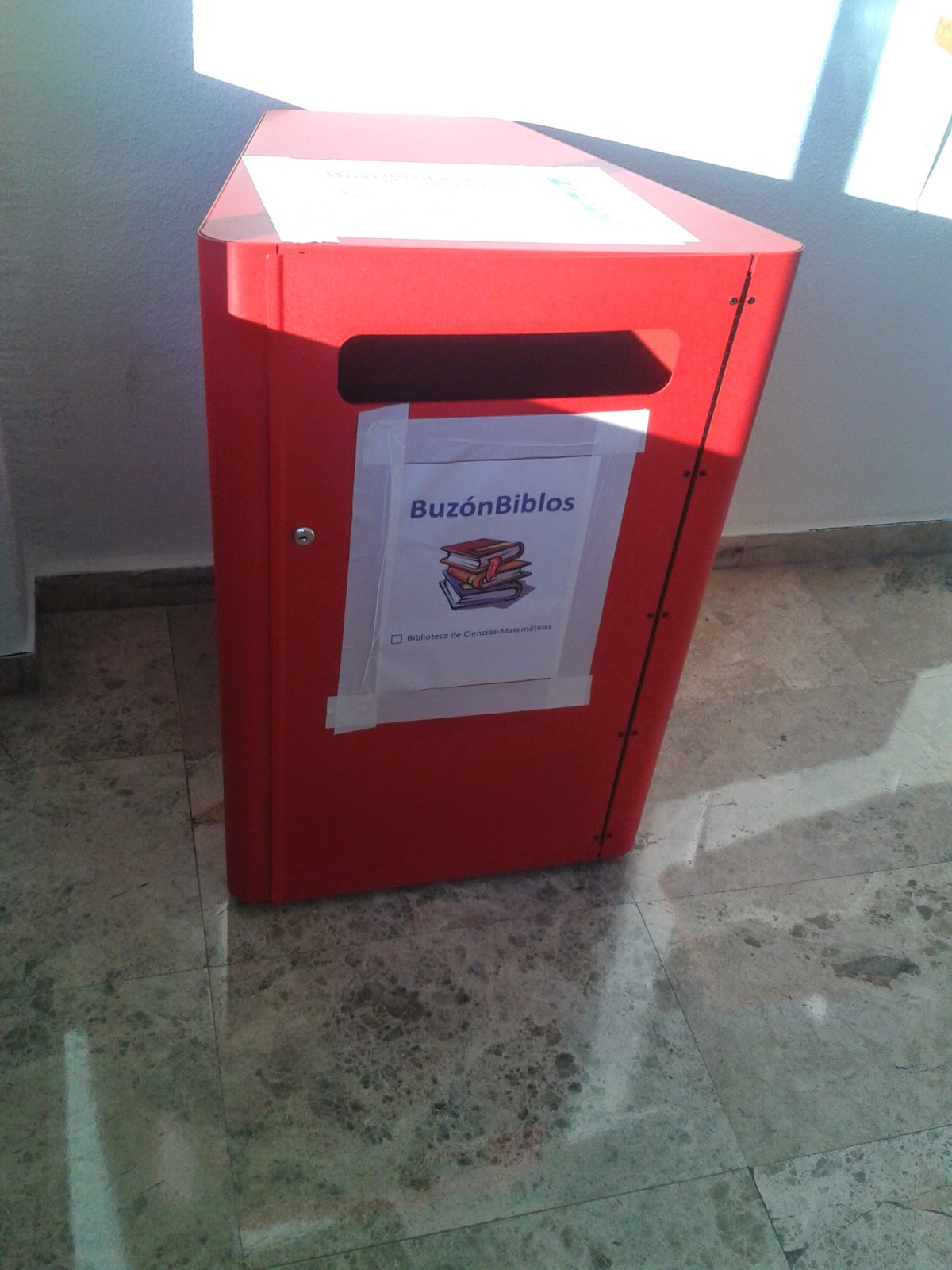 Buzón Biblos: horarios de recogida de libros por exámenes ~ CanalBiblos