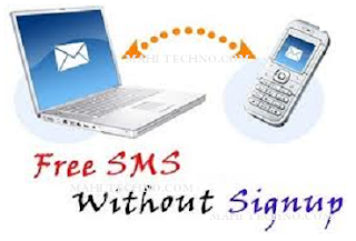 send free sms from Mobile and computer image picture