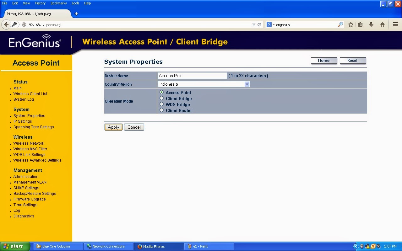 Setting Engenius sebagai Access Point Rizka Anisa Rohmah
