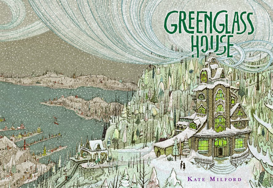 Greenglass House by Kate Milford, illustrations by Jamie Zollars, 373