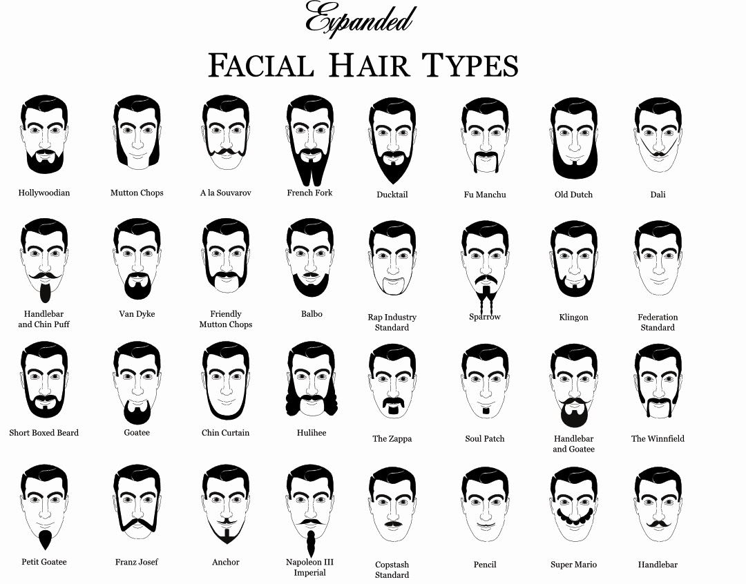 Facial Hair Types