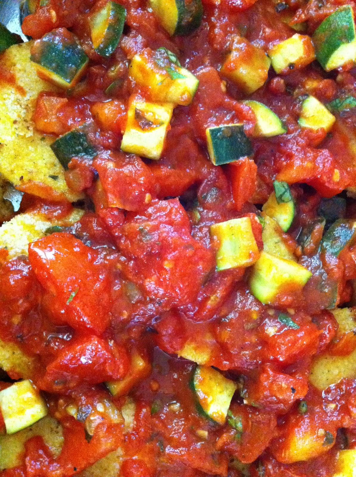 Growing in Grace Polenta with Veggie Marinara