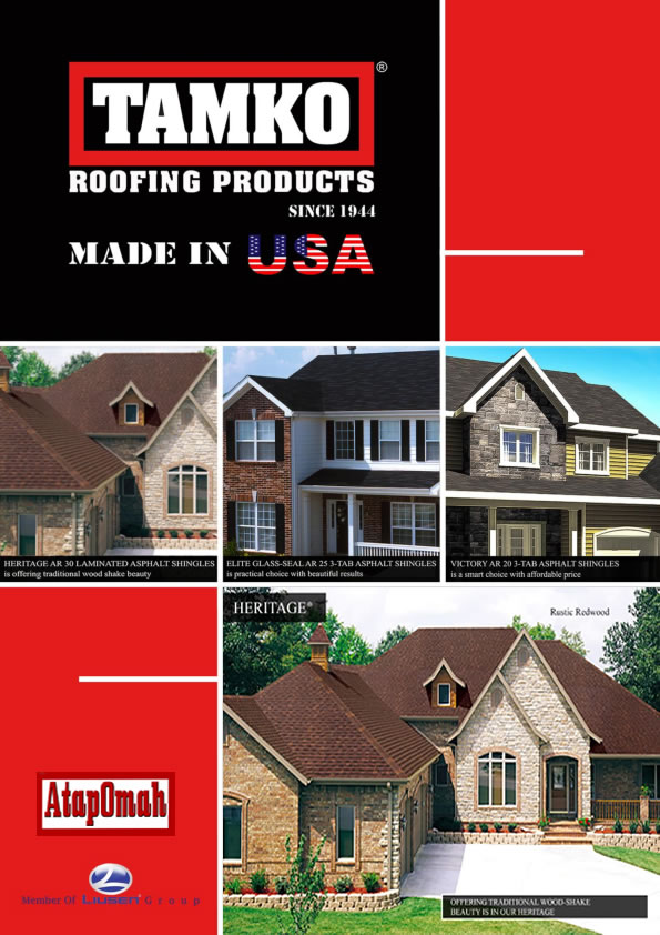 TAMKO TIPE HERITAGE HARGA GENTENG JENIS ATAP SIRAP ASPAL